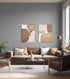 Lior, Painting, Framed poster, Poster, H120xW90xD3,8cm, Light brown